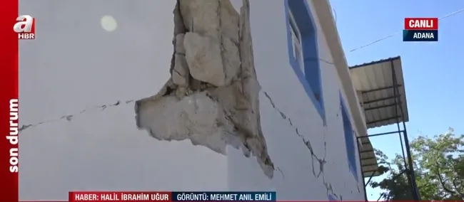 Adana 5,5’le sallandı! İşte depremin yıkıcı boyutu