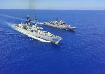 Son dakika | MSB'den flaş paylaşım: Türk savaş gemileri Doğu Akdeniz'de