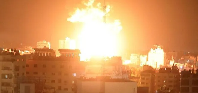 İsrail savaş uçaklarıyla Gazze’yi vurdu!