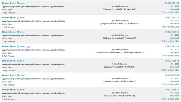 KPSS puan şartı aranmıyor! Türkiye geneli ilkokul mezunu 31 bin personel alımı başları! Başvuru şartları ve ekranı…