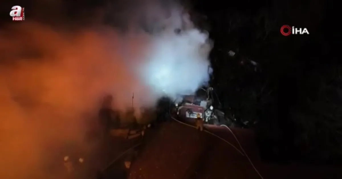 Sarıyer'de korku dolu anlar