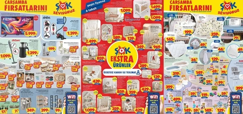 ŞOK 29 ŞUBAT AKTÜEL ÜRÜNLER KATALOĞU: Yeni doğan bebek için neye ihtiyacınız varsa ŞOK’ta! İşte haftanın indirim kataloğu
