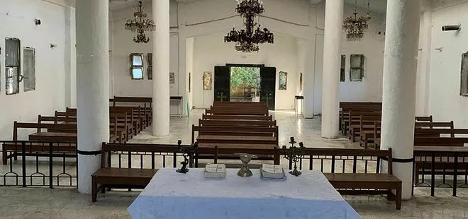 Tel Abyad’da Türkiye’nin onardığı Ermeni Kilisesi ibadete açıldı
