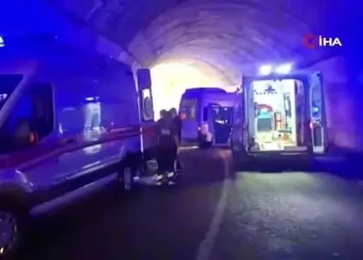 Tunceli’de o tünelde kaza: 1 yaralı