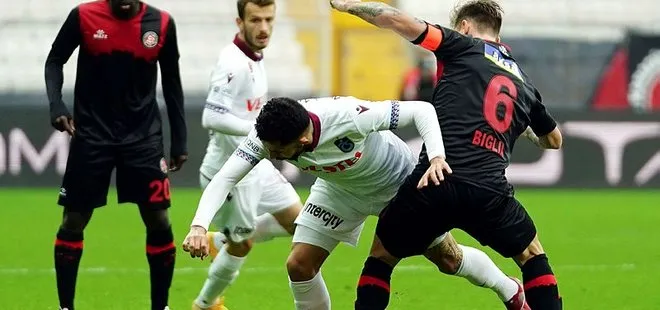 Süper lig 16 hafta karşılaşması Fatih Karagümrük 1-2 Trabzonspor MAÇ SONUCU