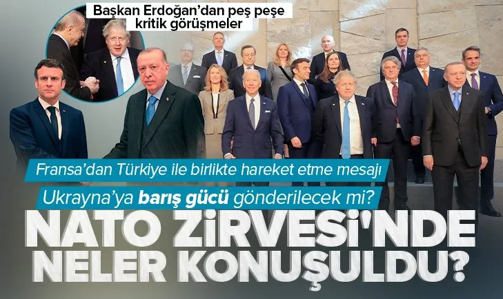 Başkan Erdoğan’dan Brüksel’de önemli görüşmeler