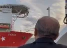 Başkan Erdoğan, Karadeniz’e açılan Fatih sondaj gemisini selamladı | Video