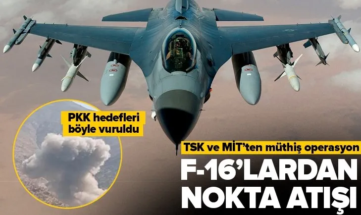 Son dakika: Irak’ın kuzeyine hava harekatı! PKK hedefleri böyle vuruldu