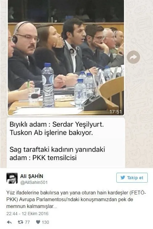 Avrupa Parlamentosu'nda FETÖ ile PKK aynı masada - 1