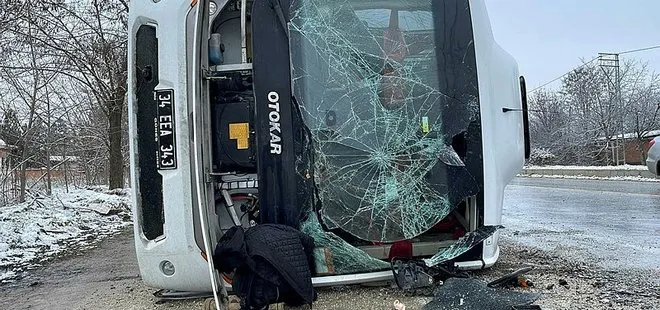 Kastamonu’da yolcu otobüsü devrildi! Çok sayıda yaralı var