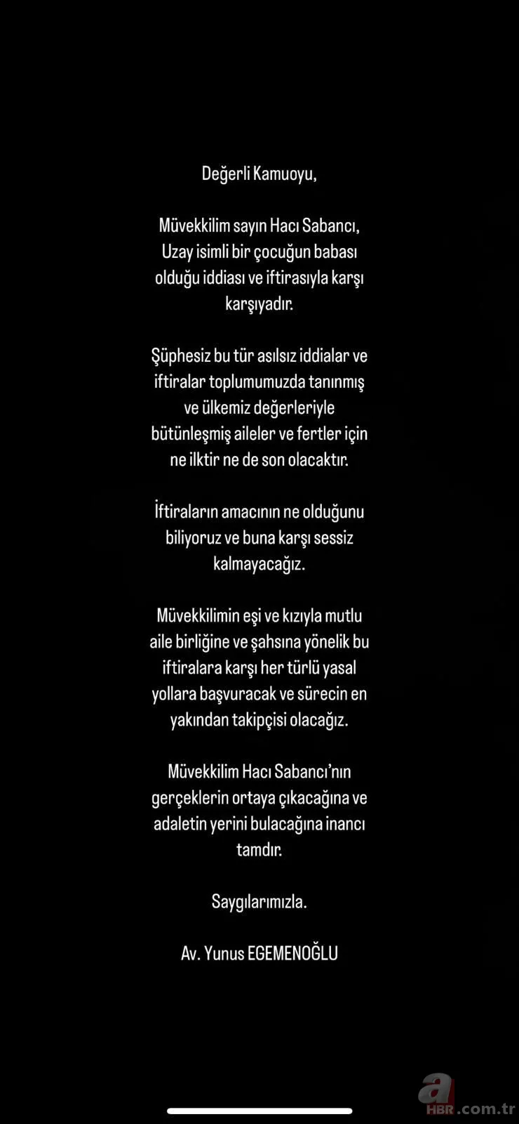 Çocuk Hacı Sabancı'nın çıktı! DNA sonuçlandı: Yüzde 99.99 biyolojik babası... 14