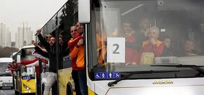 Fenerbahçe-Galatasaray maçı öncesi bir taraftar otobüsten düştü
