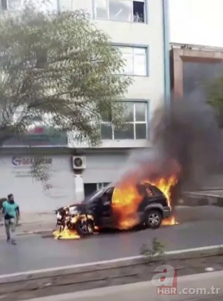 Ümraniye'de polislere bıçaklı saldırı: Aracını yaktı uyarılara aldırmadı! Ölü ve yaralılar var 5