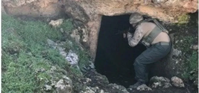 PKK’lıların kullandığı mağaralar kullanılamaz hale getirildi