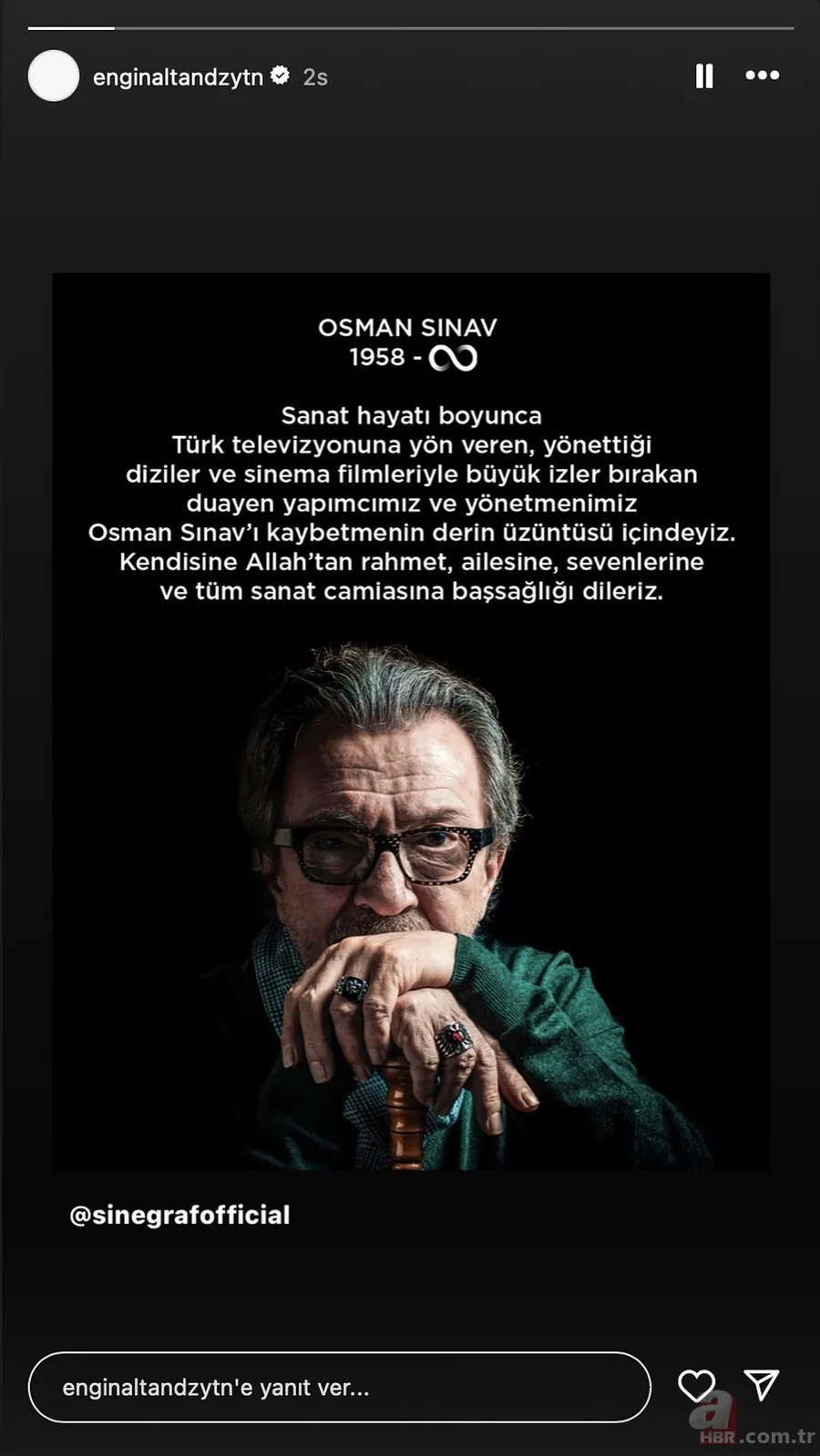 Sanat camiası yasta: Osman Sınav'a ünlü dostlarından veda paylaşımları... 11