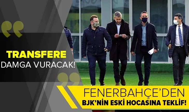 Son dakika spor haberi: Fenerbahçe'den Beşiktaş'ın eski hocasına flaş teklif! Fenerbahçe'nin yeni teknik direktörü kim olacak?