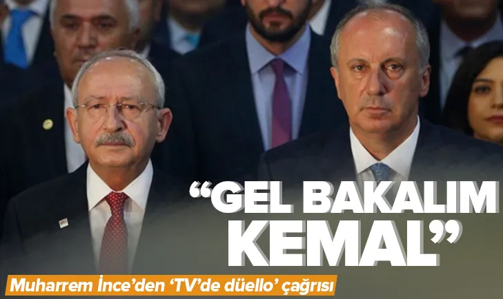 Muharrem İnceden siyasilere düello çağrısı