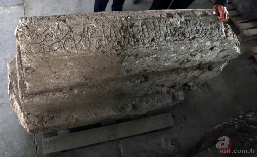 Kazıdan çıkan "Sultan Alaaddin" yazısı büyük heyecan yarattı 3