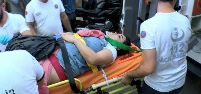 Fuhuş operasyonundan çarşaflı kaçış kazayla bitti