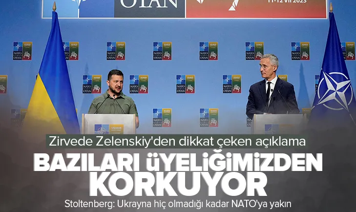 Zelenskiyden NATO Zirvesinde flaş açıklamalar