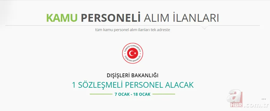 Kamuya memur alımı 2019! İşte başvuru şartları 7