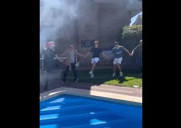 Real Madridli futbolcular Türk halayı çekti! Arda Güler'in evinde mangal partisi