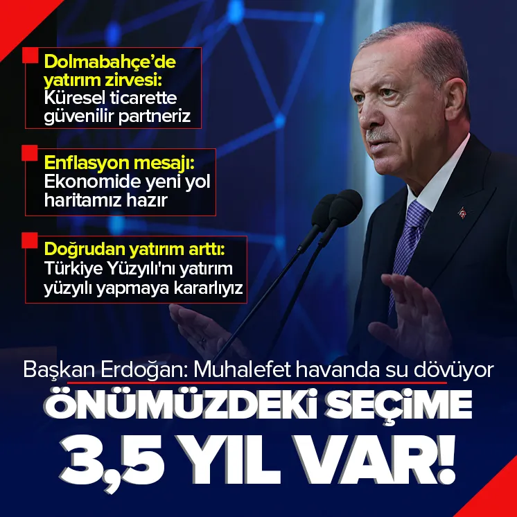 Dolmabahçede dev yatırım zirvesi!
