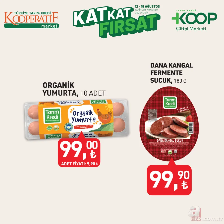 13-18 Ağustos Tarım Kredi Kooperatifi kampanyası: Zeytinyağı, tavuk baget çeşitleri, dana kıyma ve daha birçok üründe özel fiyatlar 10