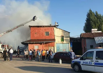 Bilecik'te değirmen yangını