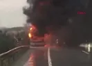 Faciadan dönüldü! Alev alev yandı
