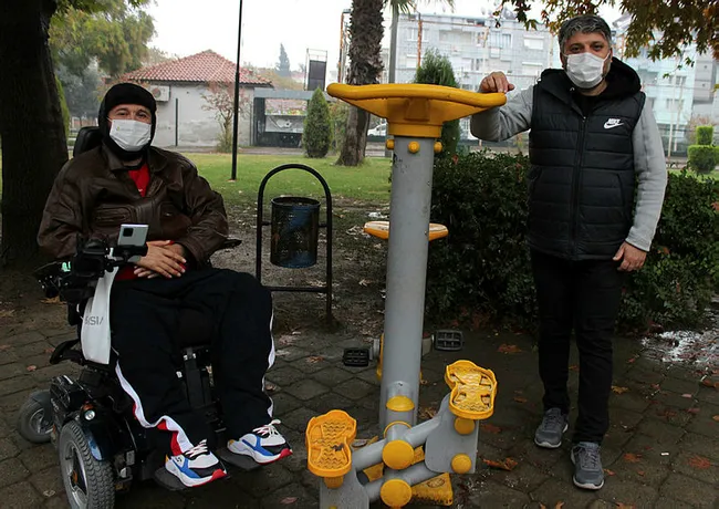 Manisa'da itfaiye eri kaza sonrası felç oldu eşi terk etti! Sporla hayata tutundu - 7
