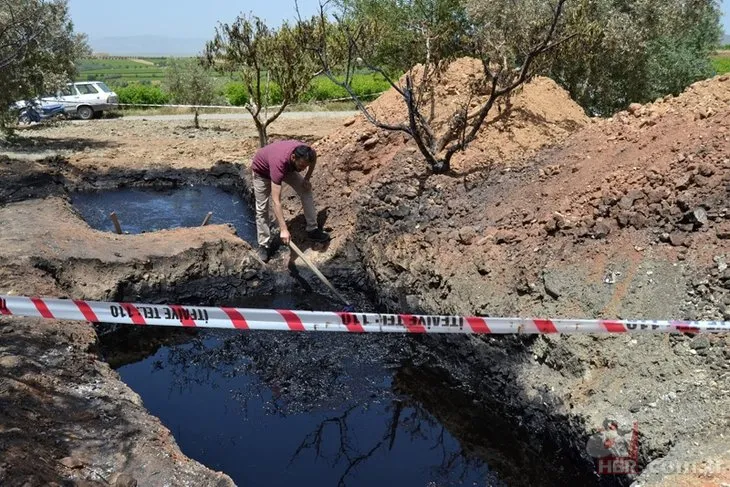 Su için açılan sondaj kuyusundan kaliteli petrol çıktı! Manisa’da petrol sevinci