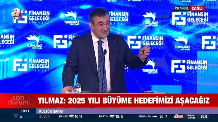Cumhurbaşkanı Yardımcısı Cevdet Yılmaz: İtalya’yı geçerek Avrupa’nın 4. büyük ekonomisi olacağız