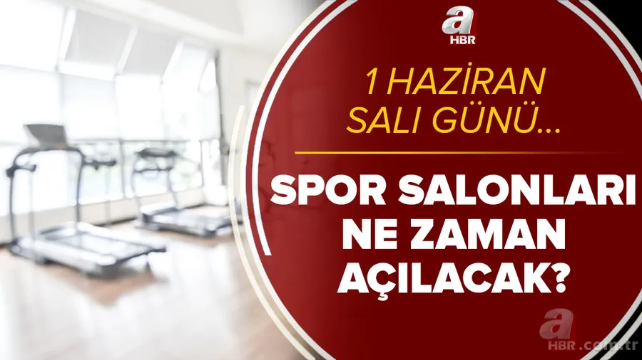 Yarın spor salonları açılacak mı? Spor salonları ne zaman açılacak? 1 Haziran Salı fitness, pilates salonları... 1