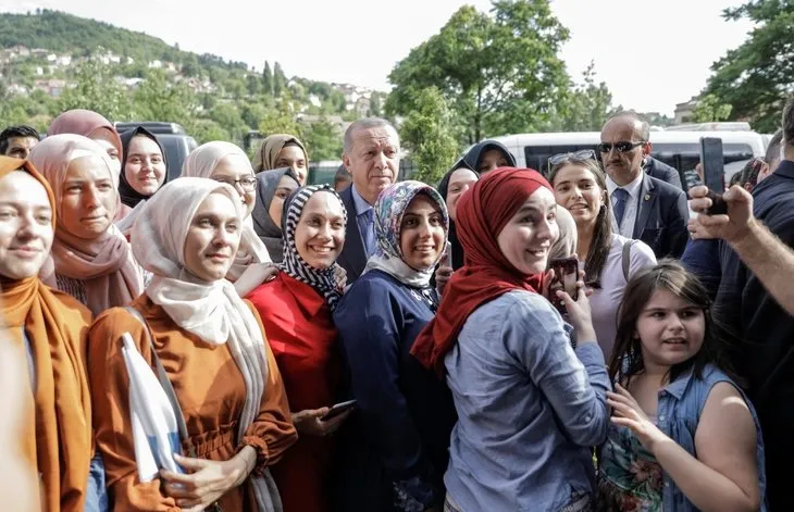 Başkan Erdoğan, Bakir İzetbegovicç ile görüştü