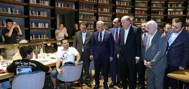 Başkan Erdoğan öğrencilerle sohbet etti
