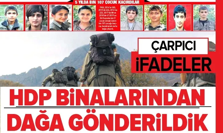HDP binalarÄ±ndan daÄa gÃ¶nderildik