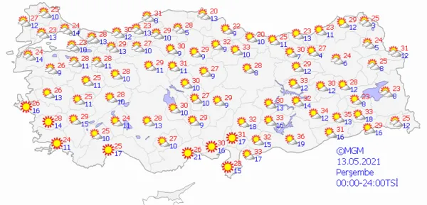 1620485263502.png Meteoroloji Genel Müdürlüğü'nden kuvvetli yağış ve zirai don uyarısı! İstanbul Ankara İzmir hava durumu - 9