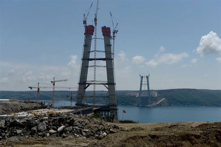 3. Boğaz Köprüsü’nün inşaatında bir yıl geride kaldı