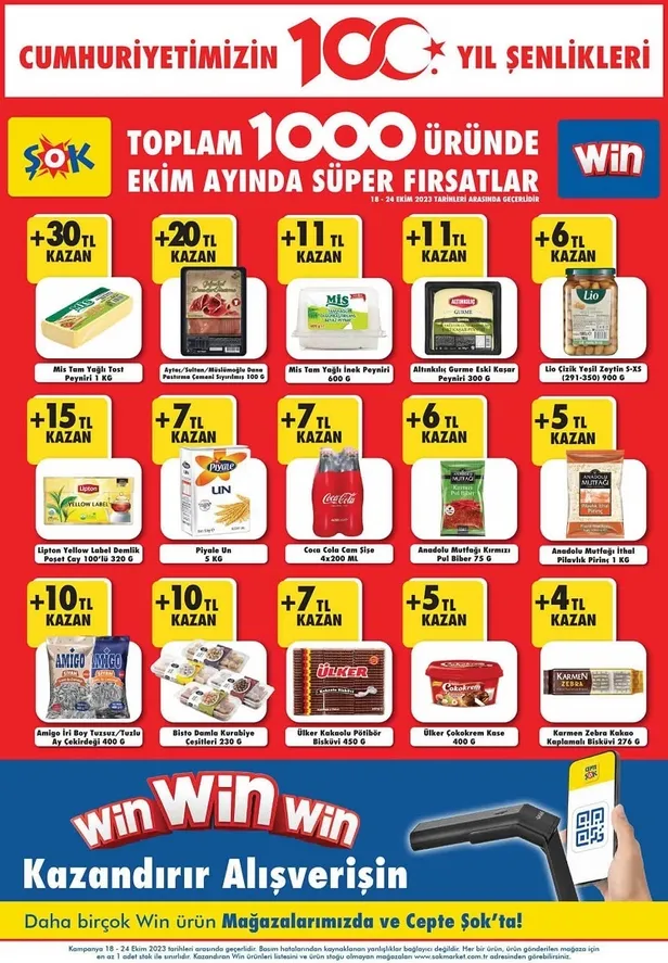 20 Ekim ŞOK aktüel indirim kataloğu yayınladı! ŞOK Airfryer 1.499 TL, tost makinesi 199 TL, katlanır masa 699 TL, kitaplık 699 TL’den satıyor