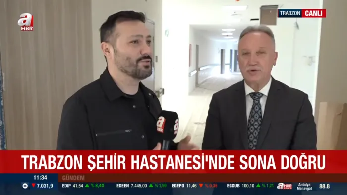 Trabzon Şehir Hastanesi kapılarını ilk kez A Haber'e açtı - 1