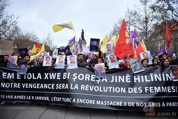 Terör örgütü PKK’lılar Paris’i yaktı yıktı! Fransız vekil Sebastien Delogu’dan vandallara destek
