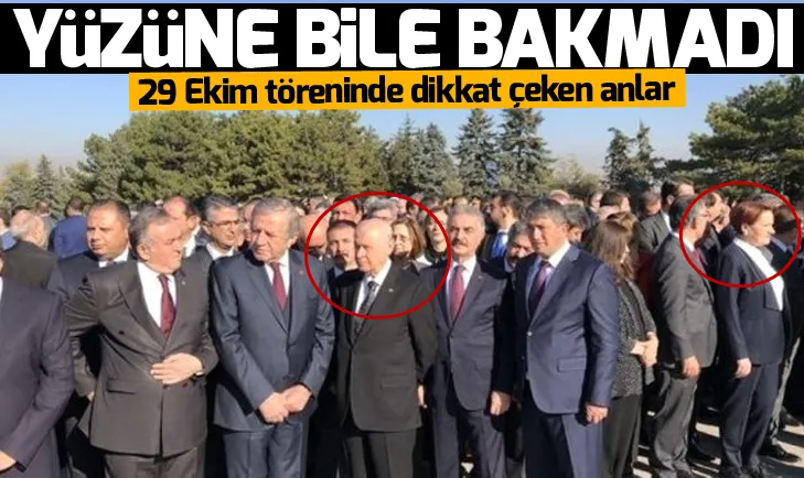Bahçeli, Akşeneri görmezden geldi