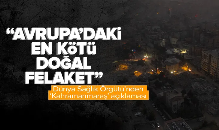 DSÖ: Avrupa Bölgesi’ndeki en kötü doğal afet