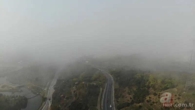 İstanbul'da etkili olan sis kartpostallık görüntüler oluşturdu 2