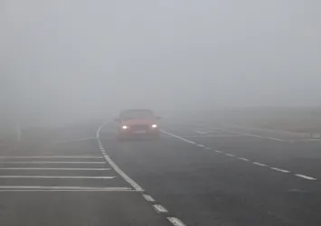 Düzce'nin Karadeniz kıyısında sis!