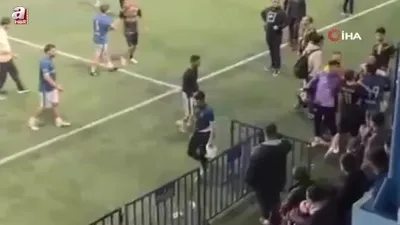 Halı saha maçı kavgayla bitti