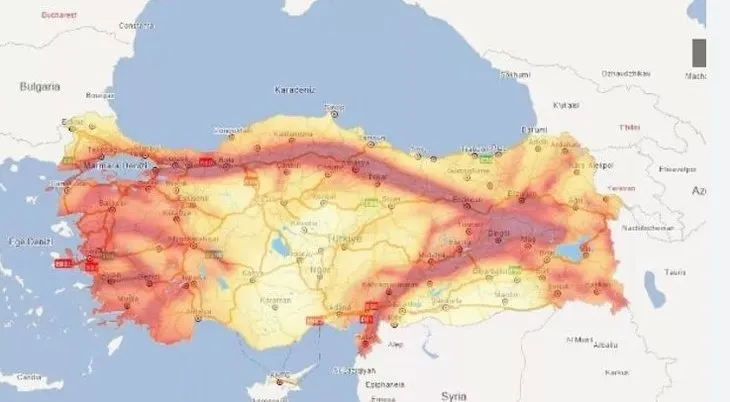 TÜRKİYE FAY HATTI HARİTASI | Doğu Anadolu fay hattı hangi illerden geçiyor? Türkiye’deki EN RİSKLİ FAY HATTI nerelerde?