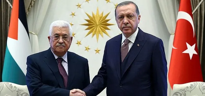 Son dakika: Başkan Erdoğan Filistin Devlet Başkanı Abbas ile telefonda görüştü