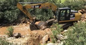 Asırlık çay deprem sonrası yer altına girdi!